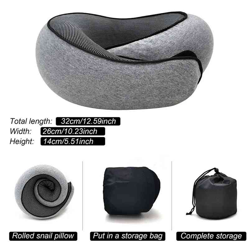 Travel Neck Pillow - Comfy Neck Cushion for Ultimate Comfort