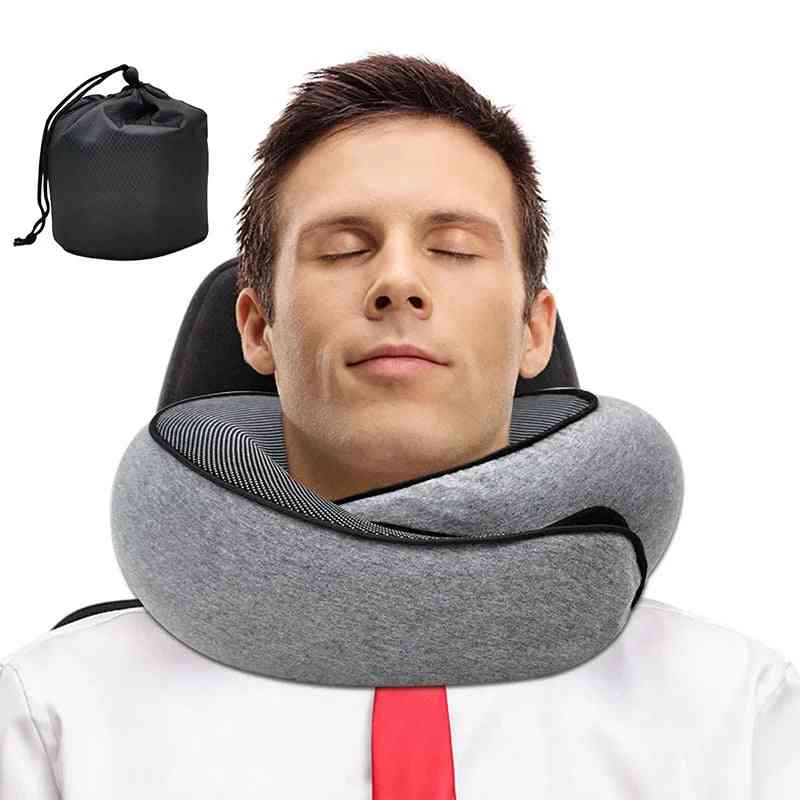 Travel Neck Pillow - Comfy Neck Cushion for Ultimate Comfort